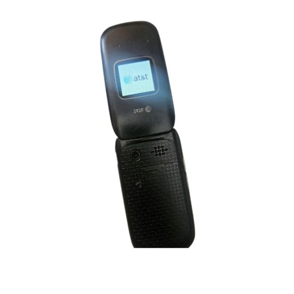 Pantech Breeze IV P2050 AT&T Flip Phone Black Basic Cell Tested